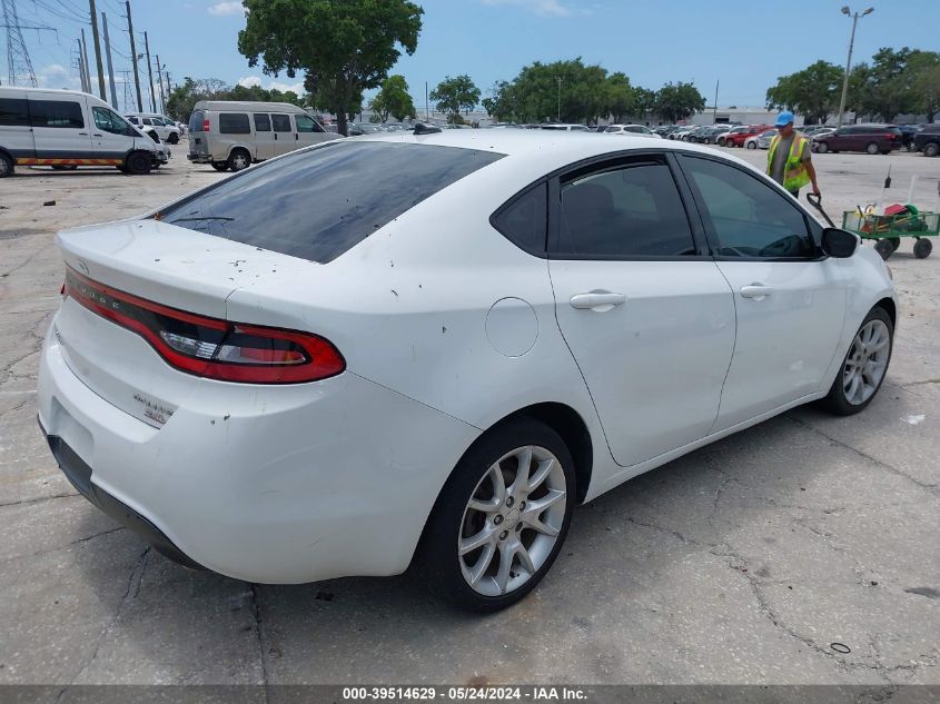 2013 Dodge Dart Sxt VIN: 1C3CDFBA3DD329143 Lot: 39514629