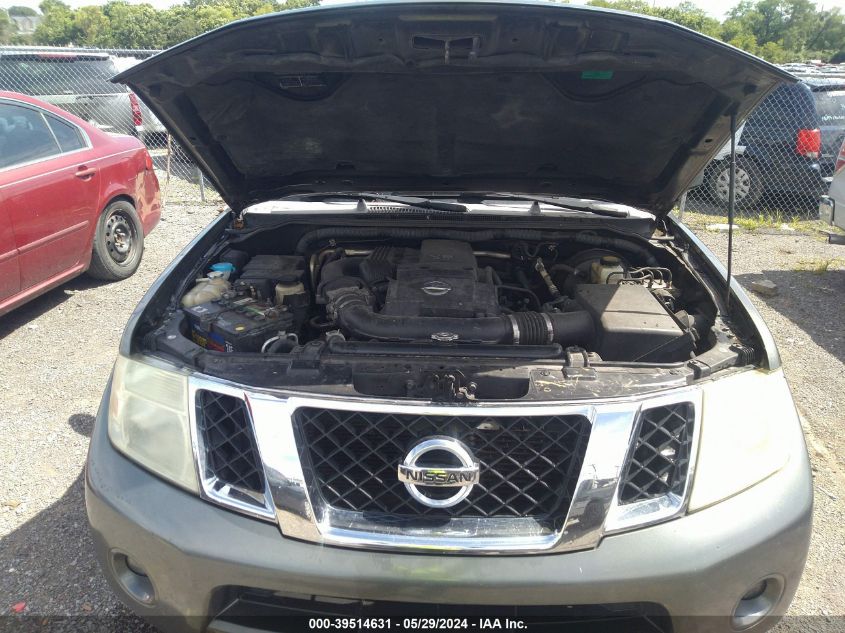 2008 Nissan Pathfinder Se VIN: 5N1AR18U28C660036 Lot: 39514631