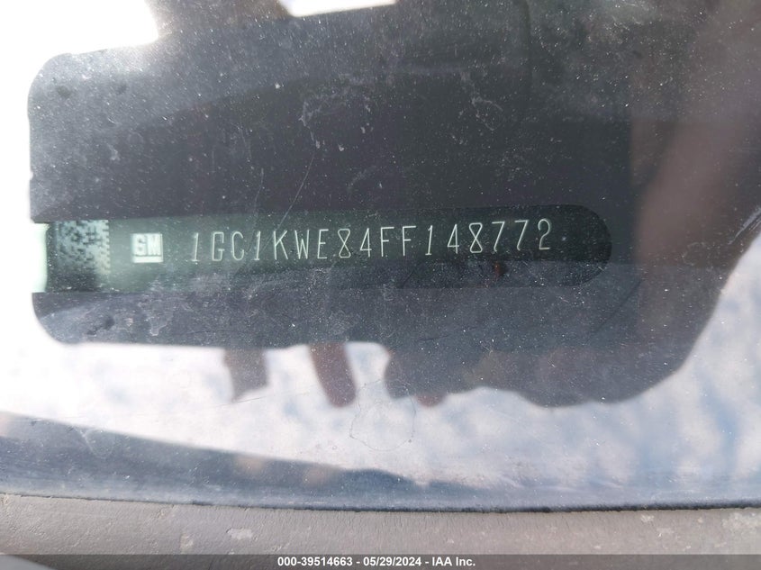 2015 Chevrolet Silverado 2500Hd Ltz VIN: 1GC1KWE84FF148772 Lot: 39514663