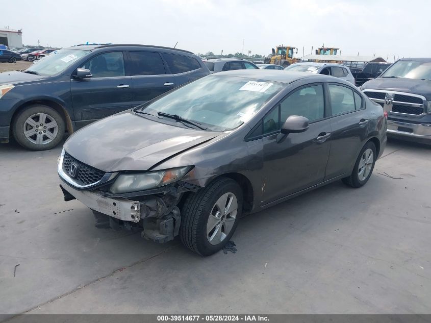 2013 Honda Civic Lx VIN: 2HGFB2F54DH547293 Lot: 39514677