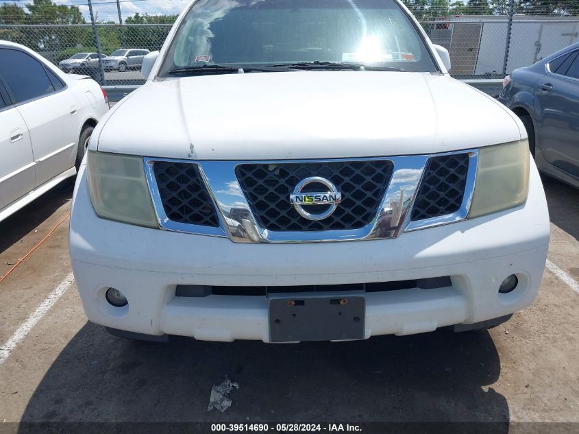 2006 Nissan Pathfinder Se VIN: 5N1AR18W46C669108 Lot: 39514690