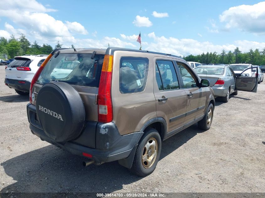 2004 Honda Cr-V Lx VIN: SHSRD774X4U251881 Lot: 39514703