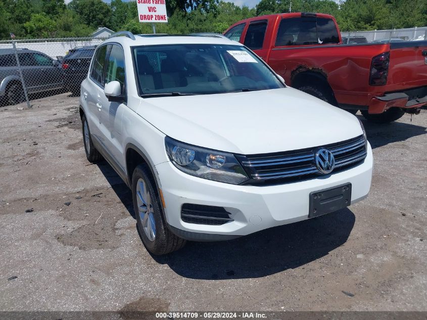 2017 Volkswagen Tiguan 2.0T Wolfsburg Edition VIN: WVGSV7AX9HK025540 Lot: 39514709