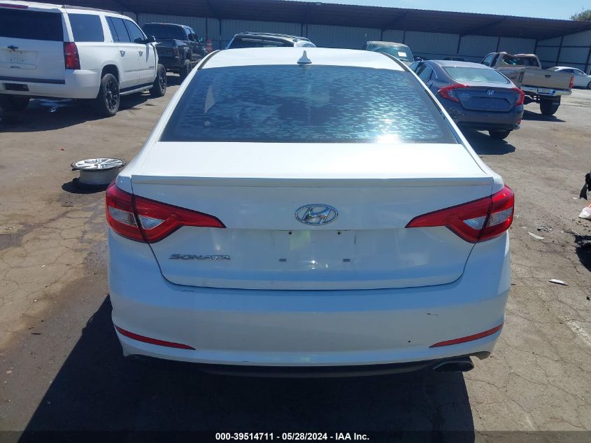 2015 Hyundai Sonata Se VIN: 5NPE24AF5FH191839 Lot: 39514711