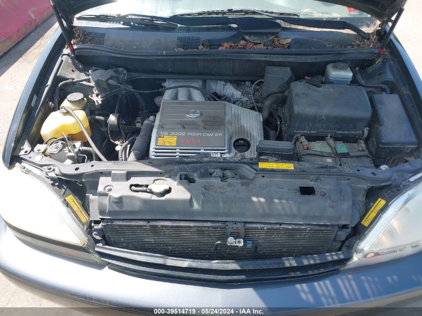 2002 Lexus Rx 300 VIN: JTJHF10UX20277880 Lot: 39514719