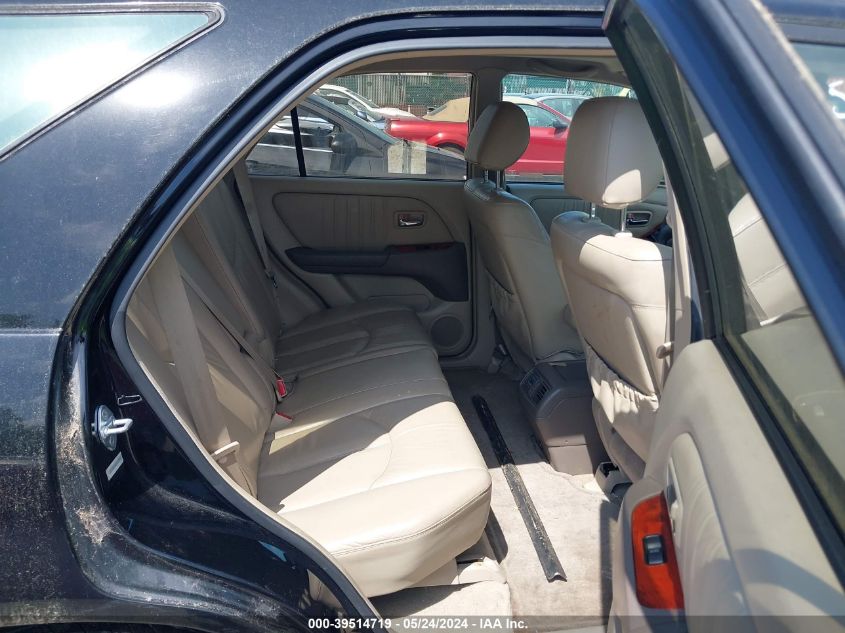 2002 Lexus Rx 300 VIN: JTJHF10UX20277880 Lot: 39514719