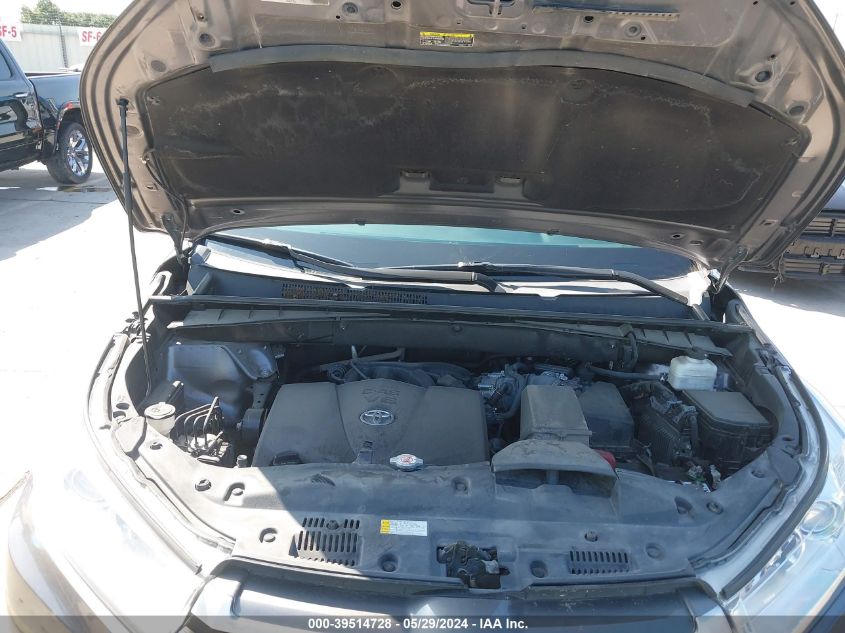 2019 Toyota Highlander Le/Le Plus VIN: 5TDZZRFHXKS358754 Lot: 39514728