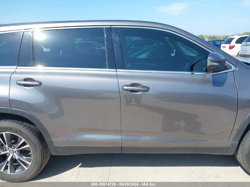 2019 Toyota Highlander Le/Le Plus VIN: 5TDZZRFHXKS358754 Lot: 39514728