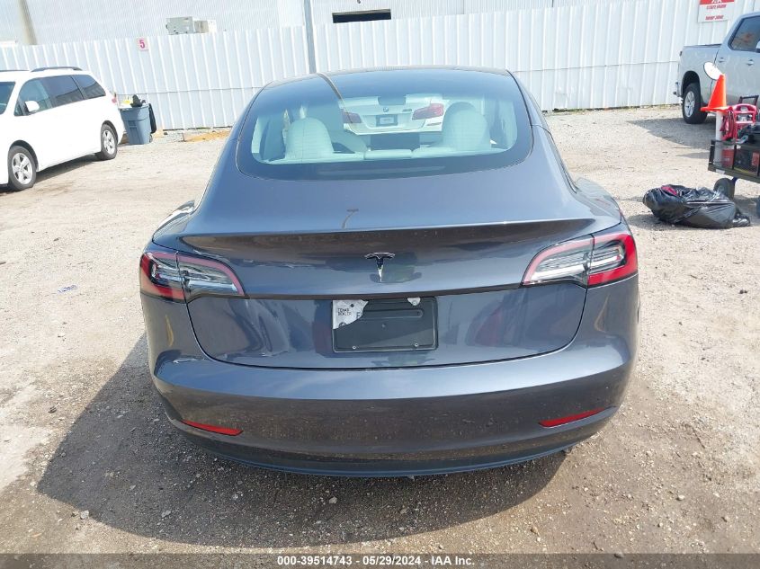 2023 Tesla Model 3 Rear-Wheel Drive VIN: 5YJ3E1EAXPF414646 Lot: 39514743