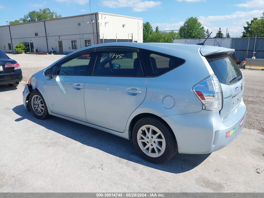 2012 Toyota Prius V Three VIN: JTDZN3EU9C3136572 Lot: 39514745