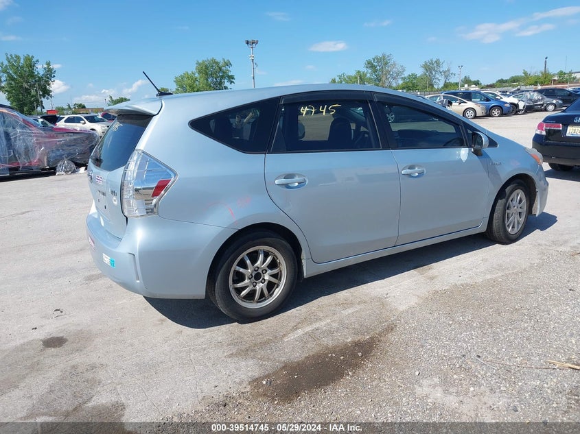 2012 Toyota Prius V Three VIN: JTDZN3EU9C3136572 Lot: 39514745