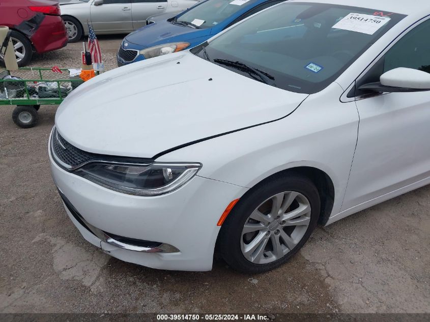 2016 Chrysler 200 Limited VIN: 1C3CCCAB7GN110826 Lot: 39514750