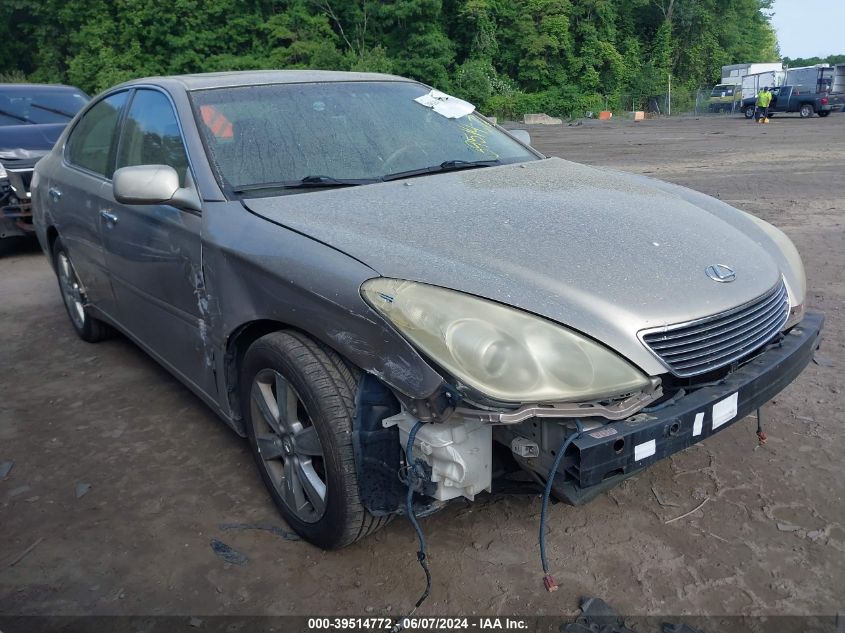 2005 Lexus Es 330 VIN: JTHBA30G955102233 Lot: 39514772