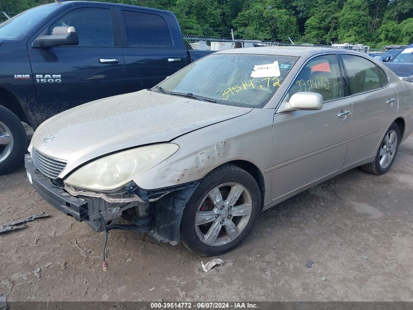 2005 Lexus Es 330 VIN: JTHBA30G955102233 Lot: 39514772