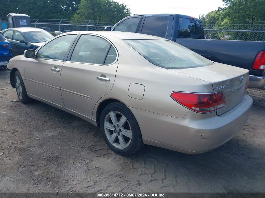 2005 Lexus Es 330 VIN: JTHBA30G955102233 Lot: 39514772