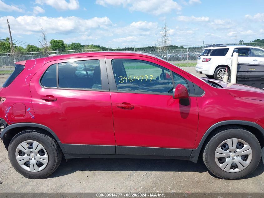2015 Chevrolet Trax 1Ls VIN: KL7CJKSB7FB068987 Lot: 39514777