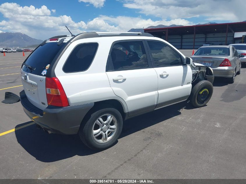 2007 Kia Sportage Ex V6 VIN: KNDJE723377349306 Lot: 39514781