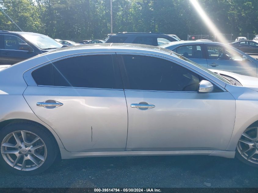 2011 Nissan Maxima 3.5 Sv VIN: 1N4AA5AP3BC851792 Lot: 39514794