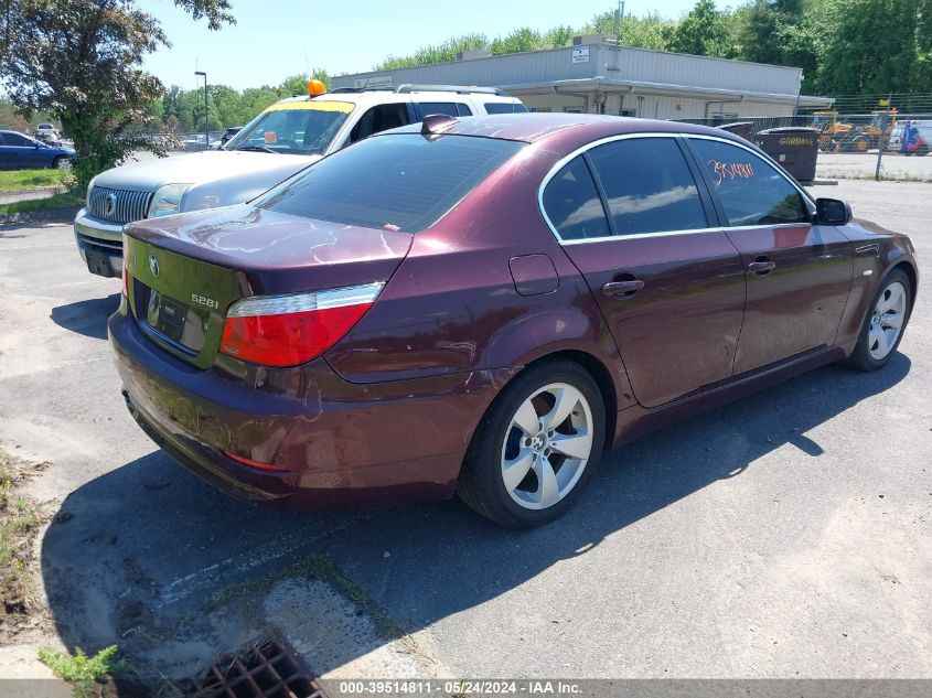 WBANU53568CT19120 | 2008 BMW 528I