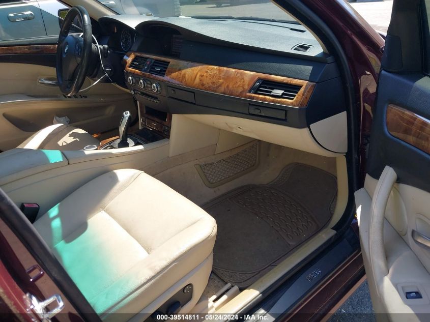 2008 BMW 528I VIN: WBANU53568CT19120 Lot: 39514811