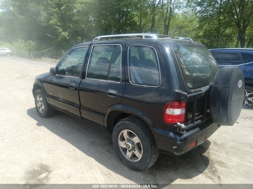 2001 Kia Sportage Ex/Limited VIN: KNDJA723815095381 Lot: 39514810