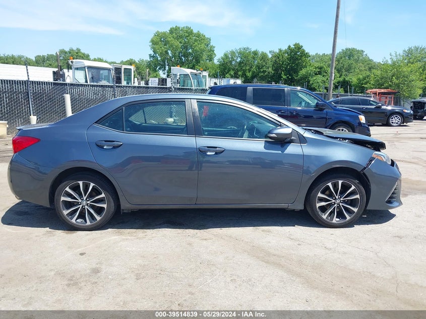 2017 Toyota Corolla Se VIN: 2T1BURHE0HC786272 Lot: 39514839