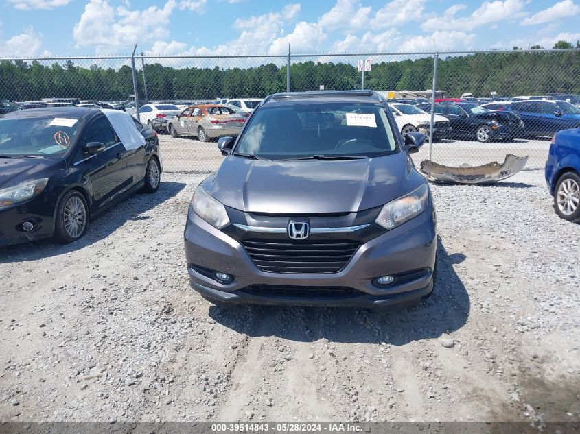 2016 Honda Hr-V Ex-L VIN: 3CZRU5H78GM729245 Lot: 39514843