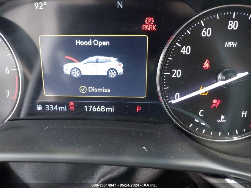 2023 Buick Envision Essence Fwd VIN: LRBFZNR44PD077586 Lot: 39514847