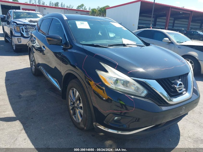 2016 Nissan Murano Sl VIN: 5N1AZ2MG2GN171662 Lot: 39514850