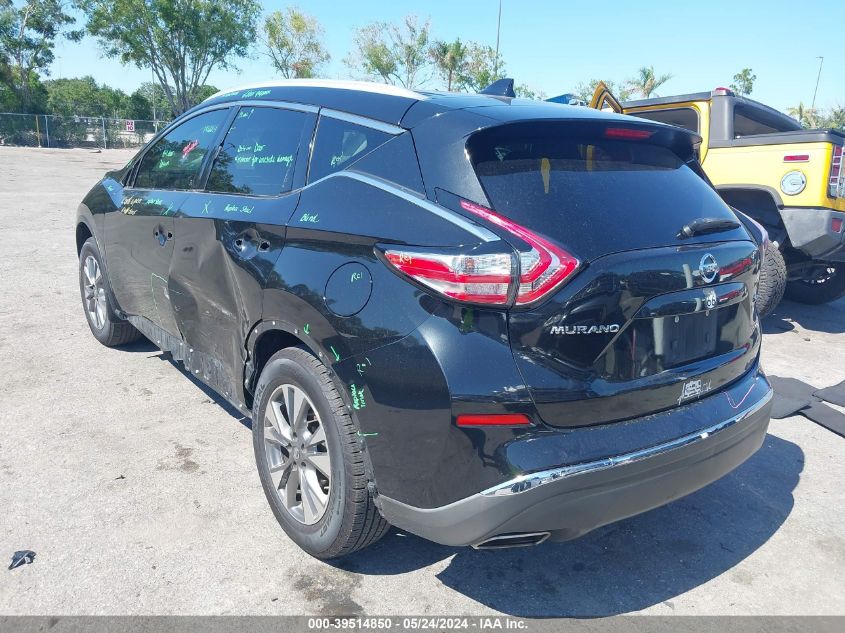 2016 Nissan Murano Sl VIN: 5N1AZ2MG2GN171662 Lot: 39514850