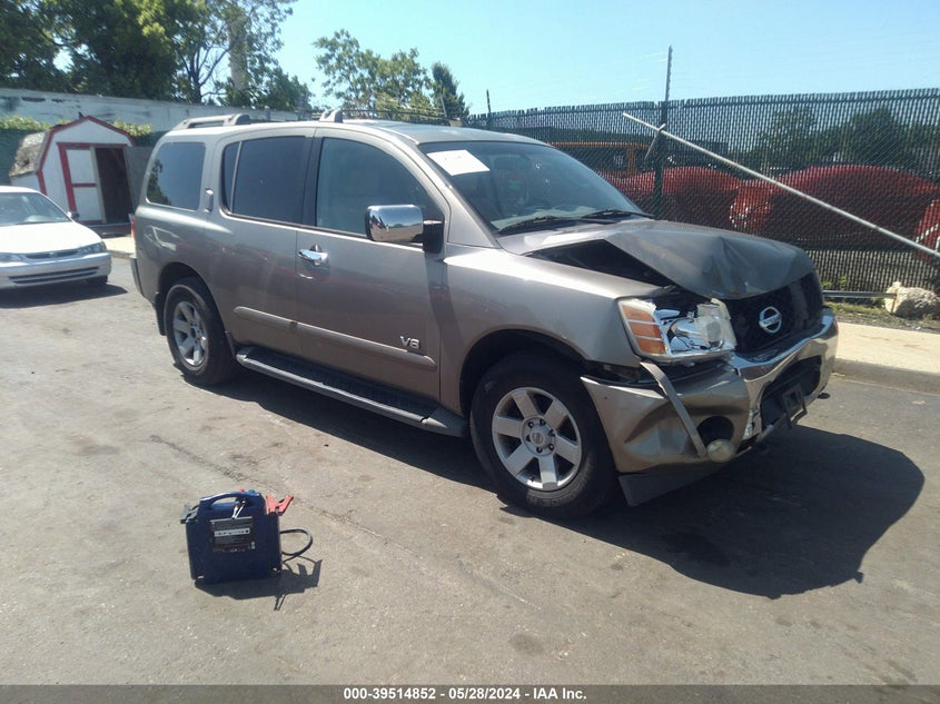 2006 Nissan Armada Le VIN: 5N1AA08B46N743341 Lot: 39514852