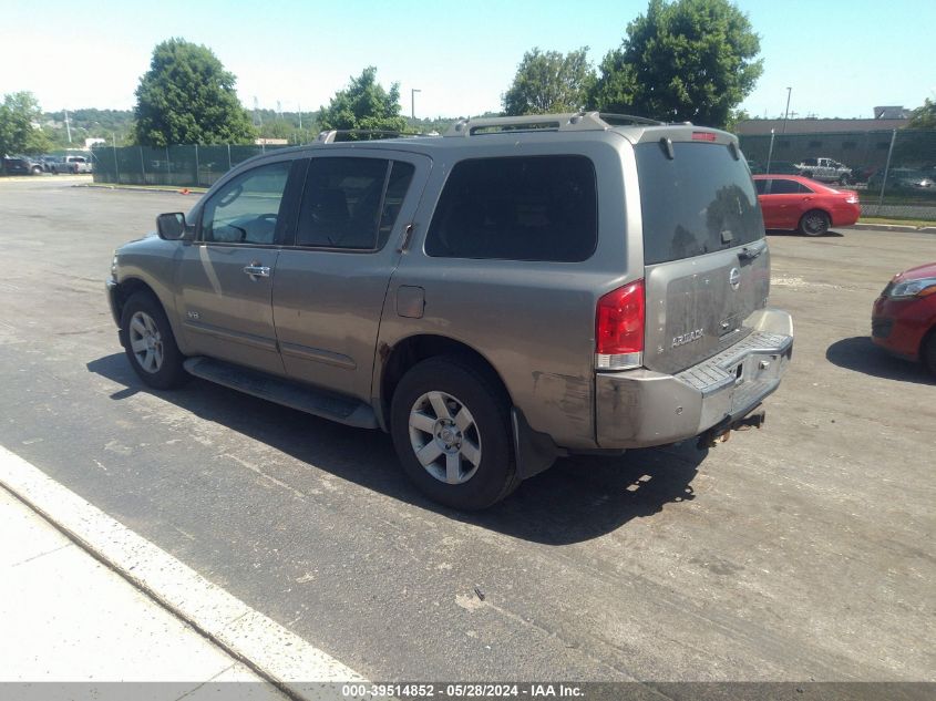 2006 Nissan Armada Le VIN: 5N1AA08B46N743341 Lot: 39514852