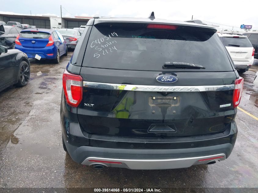 2017 Ford Explorer Xlt VIN: 1FM5K7DH5HGC04798 Lot: 39514868