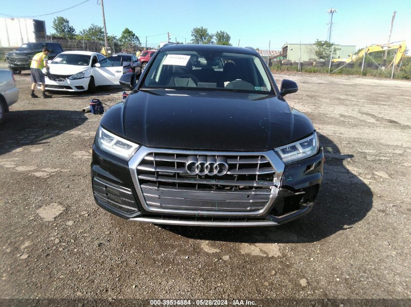 2018 Audi Q5 2.0T Premium/2.0T Tech Premium VIN: WA1BNAFY2J2220902 Lot: 39514884