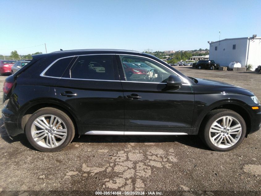 2018 Audi Q5 2.0T Premium/2.0T Tech Premium VIN: WA1BNAFY2J2220902 Lot: 39514884