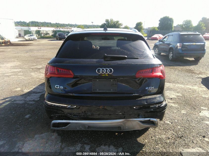 2018 Audi Q5 2.0T Premium/2.0T Tech Premium VIN: WA1BNAFY2J2220902 Lot: 39514884