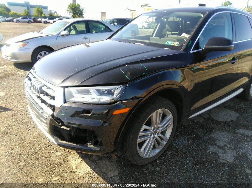 2018 Audi Q5 2.0T Premium/2.0T Tech Premium VIN: WA1BNAFY2J2220902 Lot: 39514884