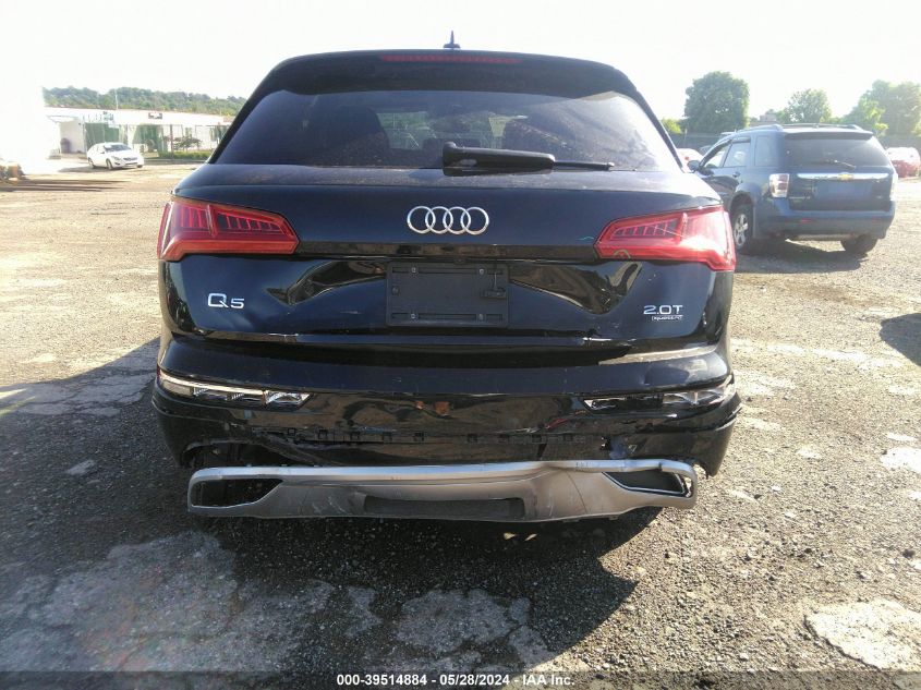 2018 Audi Q5 2.0T Premium/2.0T Tech Premium VIN: WA1BNAFY2J2220902 Lot: 39514884