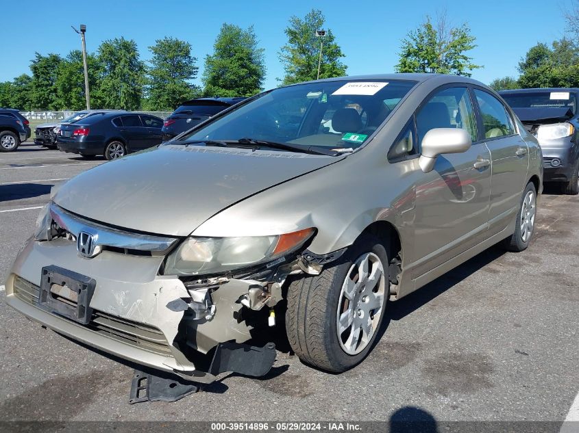 2008 Honda Civic Lx VIN: 1HGFA16508L104838 Lot: 39514896