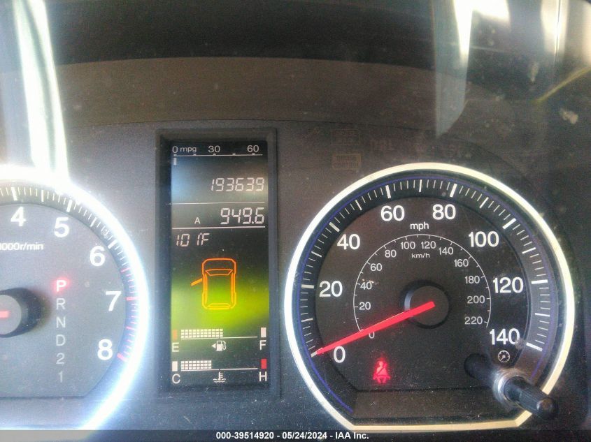 2008 Honda Cr-V Ex-L VIN: JHLRE48768C015262 Lot: 39514920