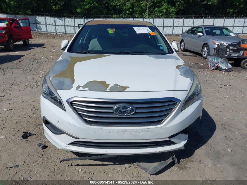 2016 Hyundai Sonata VIN: 5NPE24AF3GH417636 Lot: 39514941