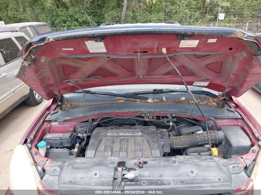 2005 Honda Pilot Ex-L VIN: 2HKYF18745H500195 Lot: 39514946