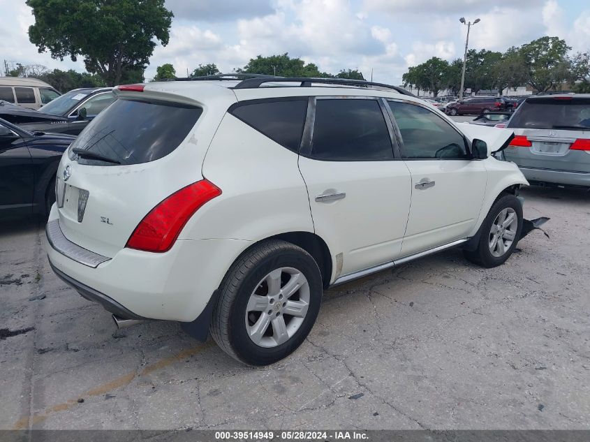 2007 Nissan Murano Sl/Se/S VIN: JN8AZ08T57W510025 Lot: 39514949