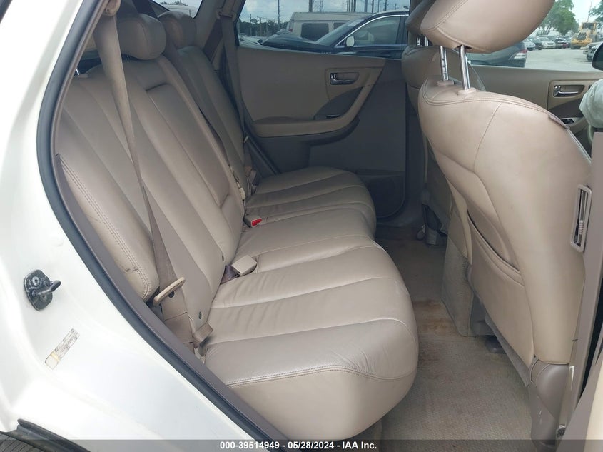 2007 Nissan Murano Sl/Se/S VIN: JN8AZ08T57W510025 Lot: 39514949