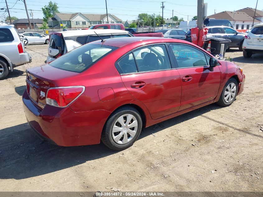 2013 Subaru Impreza 2.0I VIN: JF1GJAA68DH035726 Lot: 39514972