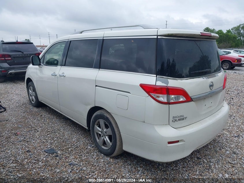 2012 Nissan Quest Sv VIN: JN8AE2KPXC9042014 Lot: 39514991
