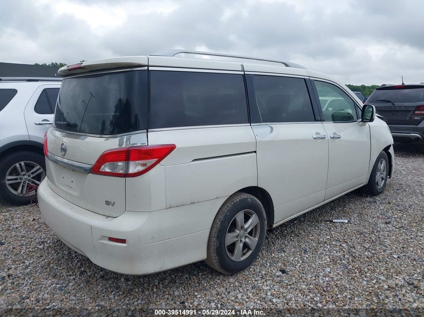 2012 Nissan Quest Sv VIN: JN8AE2KPXC9042014 Lot: 39514991