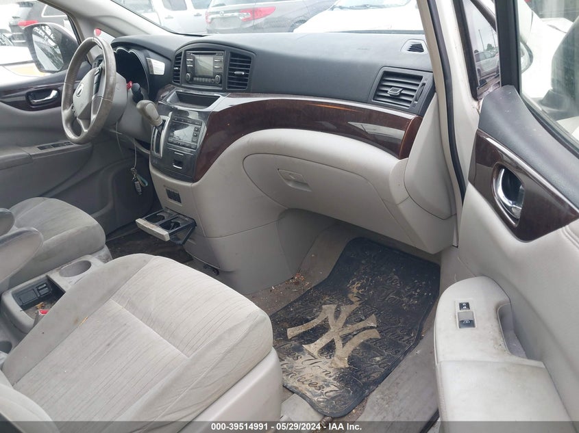 2012 Nissan Quest Sv VIN: JN8AE2KPXC9042014 Lot: 39514991