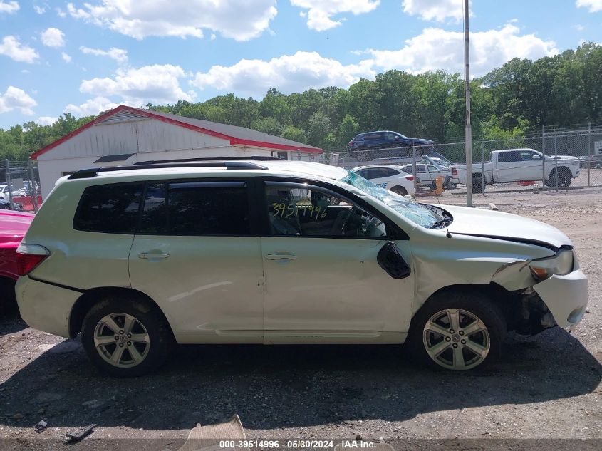 2010 Toyota Highlander Base V6 VIN: JTEBK3EH7A2154421 Lot: 39514996