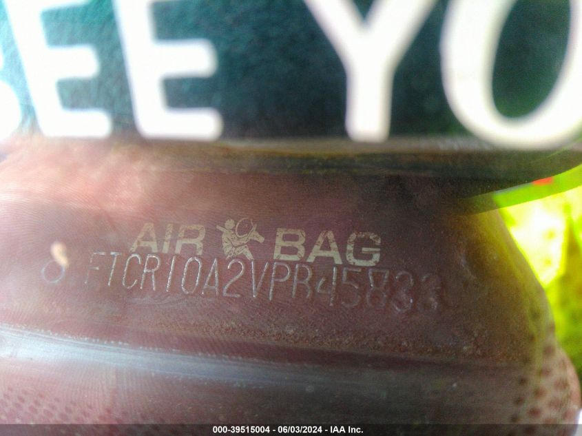 1997 Ford Ranger Splash/Xl/Xlt VIN: 1FTCR10A2VPB45833 Lot: 39515004